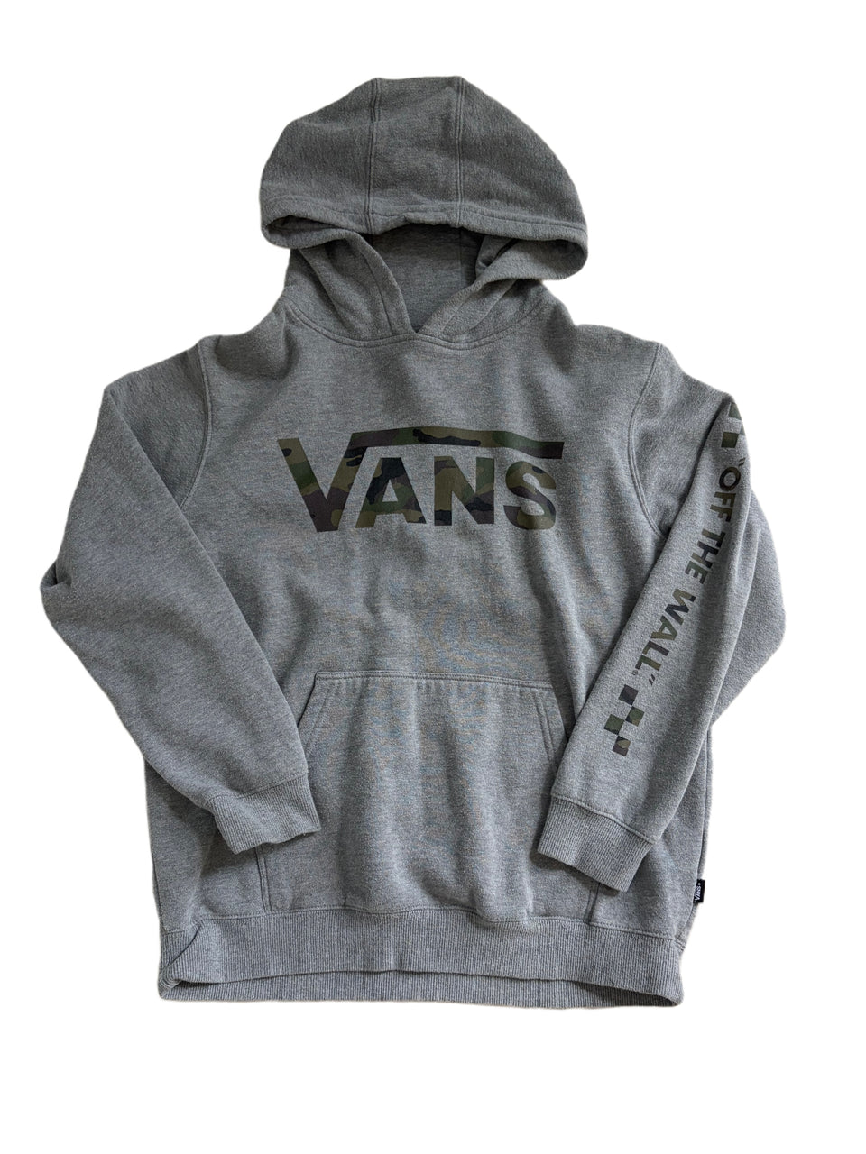 YOUTH VANS CLASSIC CAMOUFLAGE OFF THE WALL HOODIE