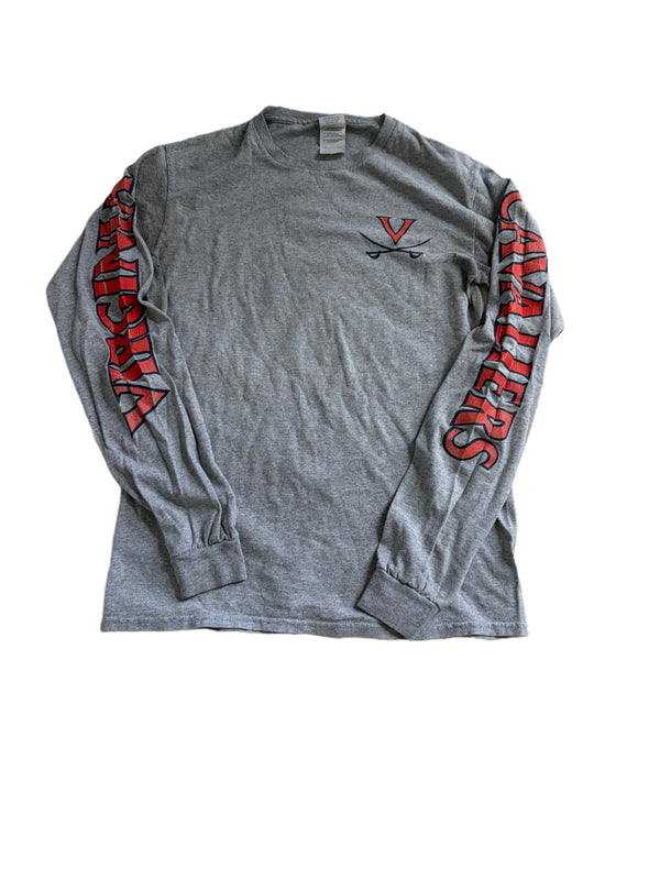 DELTA WOMEN'S UVA CAVALIERS LONG SLEEVE LOGO SHIRT