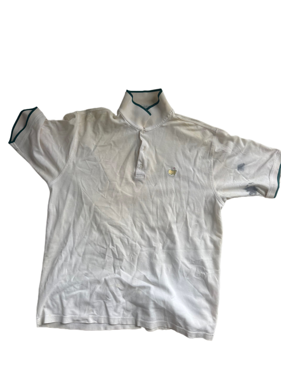 MASTERS AUGUSTA NATIONAL GOLF SHOP SLAZENGER CREAM POLO SHIRT