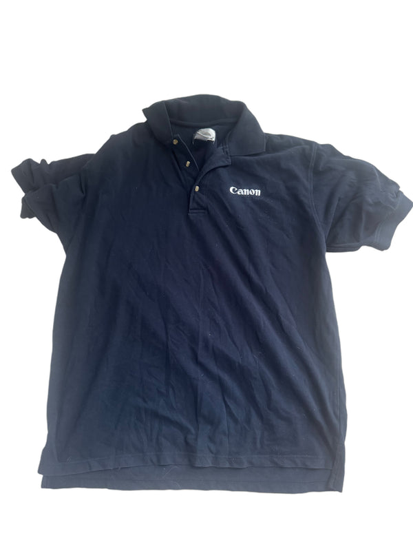 VINTAGE CANON PHOTOGRAPHY CAMERA BRAND COTTON POLO