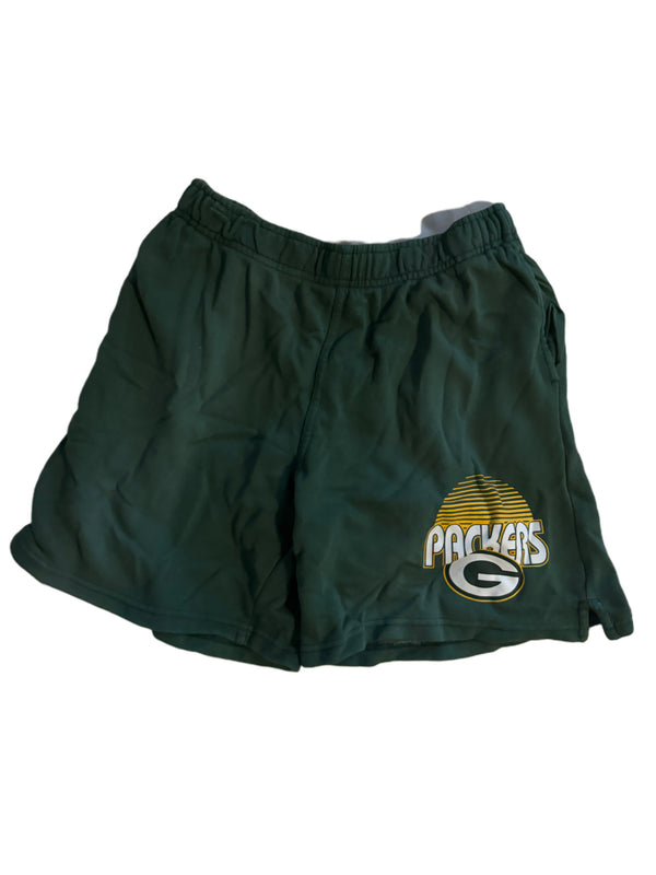 YOUTH TEAM NFL APPAREL GREEN BAY PACKERS VINTAGE STYLE SHORTS