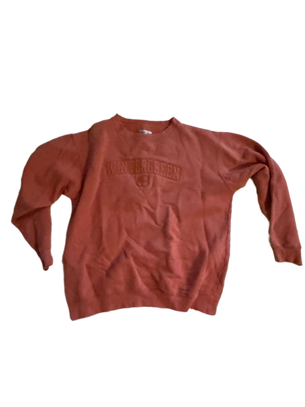 VINTAGE PERRIN WEAR RUST COLOR WINTERGREEN CREWNECK
