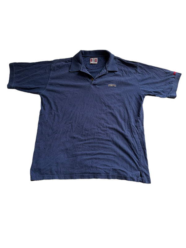 VINTAGE SWINGSTER BLUE ESPN EMBROIDERED LOGO POLO