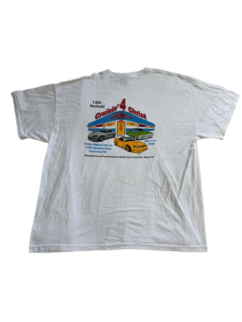 VINTAGE CRUISIN FOR CHRIST GRAPHIC SHIRT