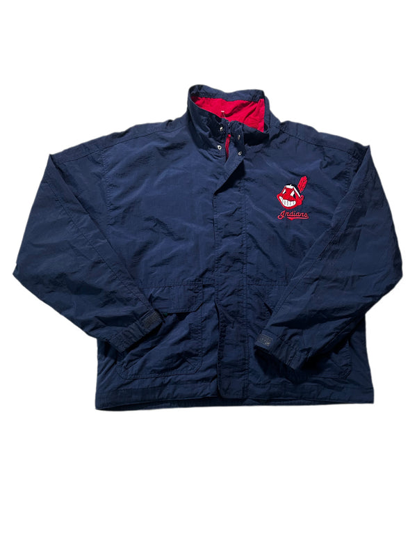 VINTAGE 90'S "CHIEF WAHOO" WINDBREAKER JACKET