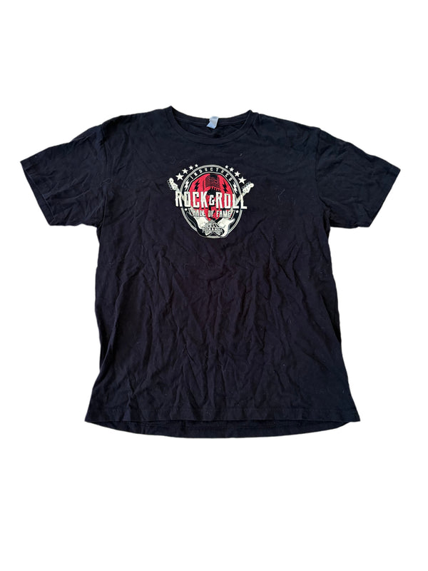 BLACK ROCK AND ROLL HALL OF FAME INDUCTEE SHIRT