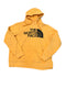 YELLOW NORTH FACE LOGO HOODIE