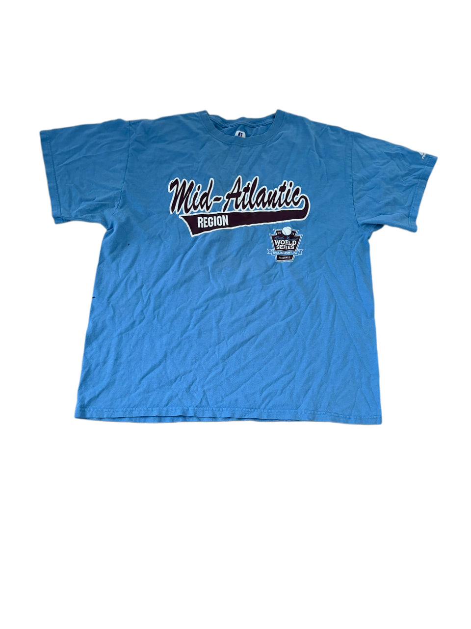 LIGHT BLUE LLWS 2014 MID ATLANTIC REGION SHIRT
