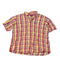 U.S POLO ASSN. SHORT SLEEVE RED YELLOW PLAID POLO