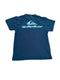 RETRO NAVY BLUE QUIKSILVER GRADIENT LOGO SHIRT