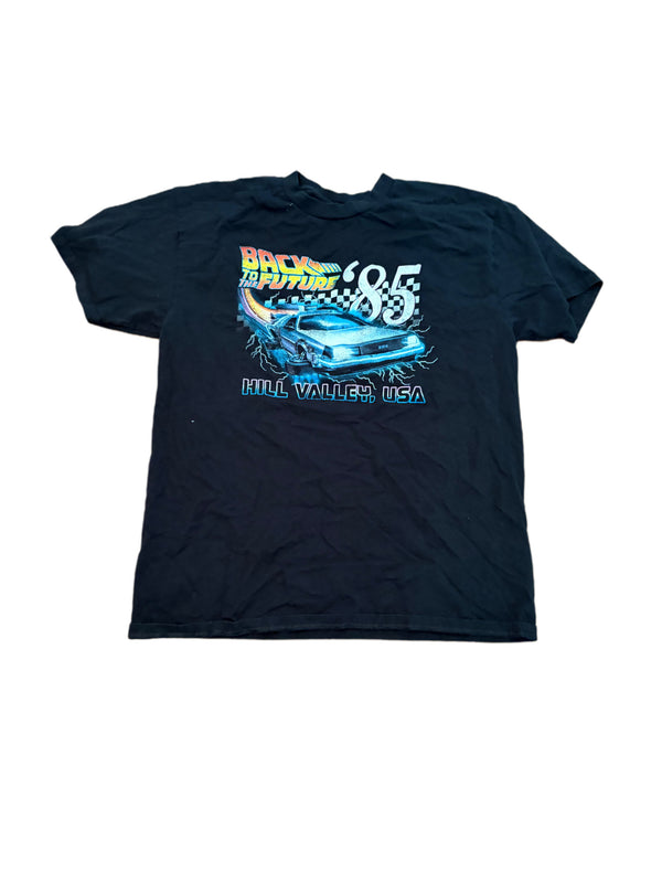 BACK TO THE FUTURE MENS '85 HILL VALLEY GRAPHIC SHIRT