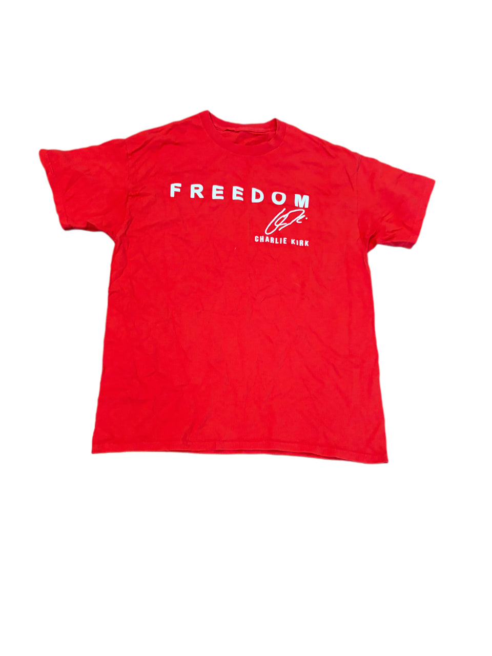 CHARLIE KIRK FREEDOM SIGNATURE SHIRT