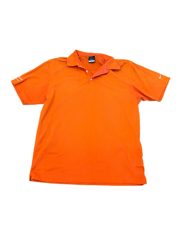 ORANGE NIKE GOLF DRI FIT POLO