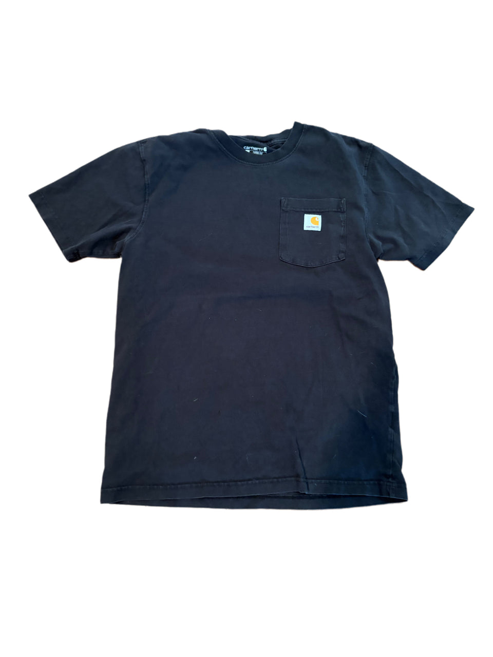 BLACK CARHARTT LOOSE FIT HEAVYWEIGHT POCKET SHIRT