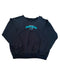 VINTAGE 90'S CAROLINA PANTHERS EMBROIDERED LOGO CUTOFF CREWNECK