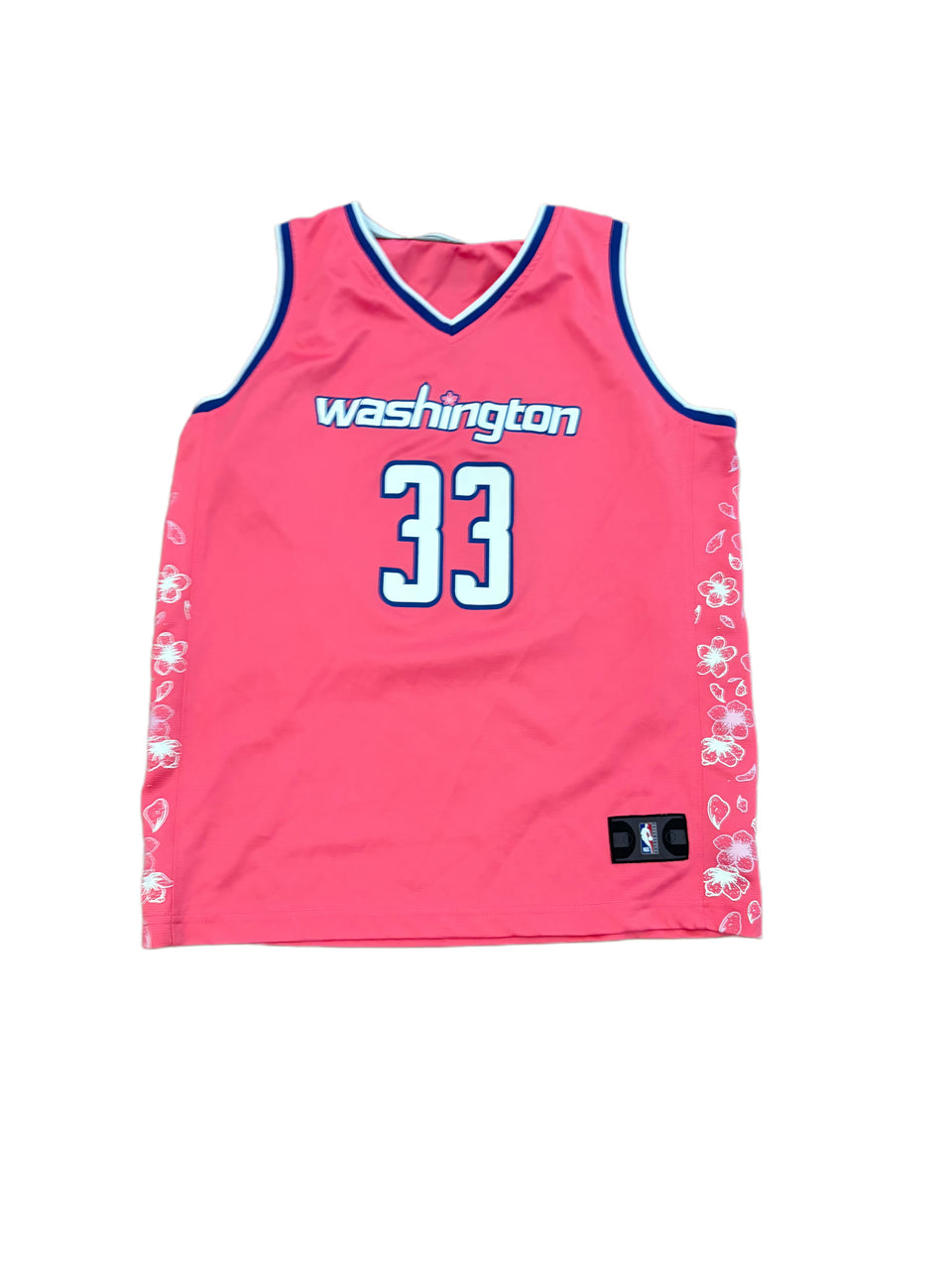 YOUTH WASHINGTON WIZARDS KYLE KUZMA PINK FASTBREAK CITY EDITION JERSEY