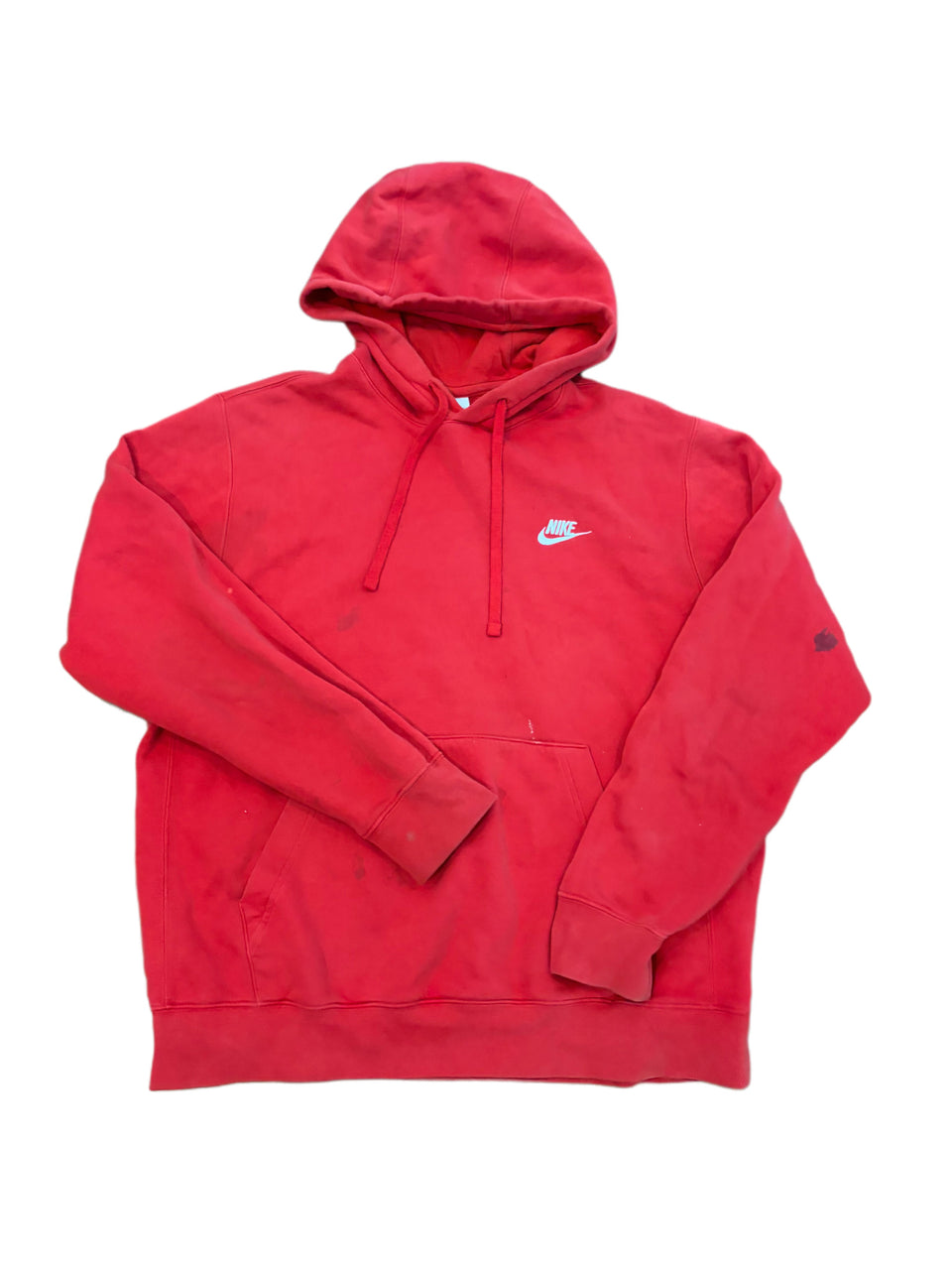 CLASSIC RED NIKE CLUB HOODIE