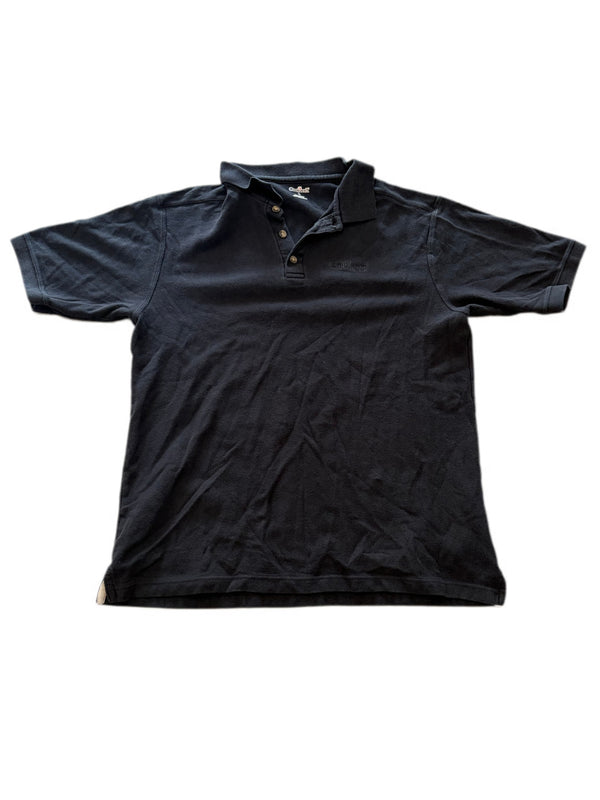 VINTAGE CARHARTT BLACK COTTON POLO