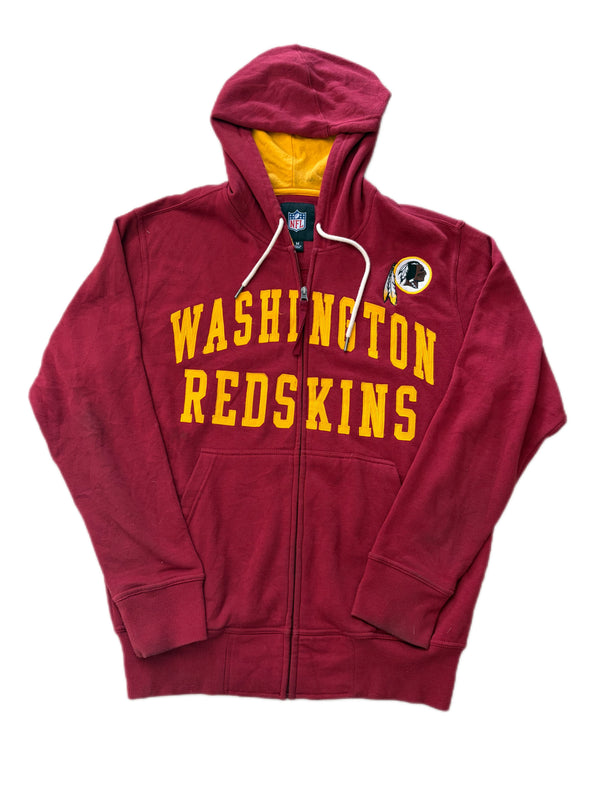 WASHINGTON REDSKINS FULL ZIP RED HOODIE