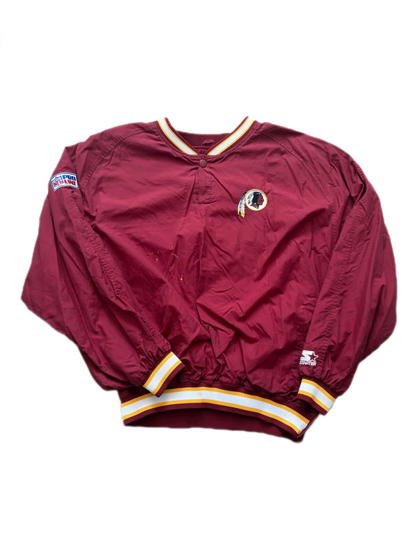VINTAGE WASHINGTON REDSKINS STARTER PROLINE PULLOVER JACKET