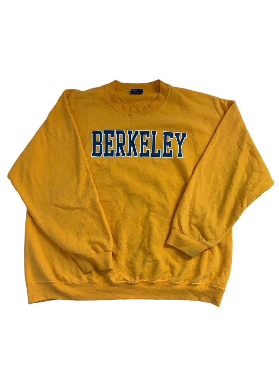 MV SPORT UNIVERSITY CAL BERKELEY YELLOW CREWNECK
