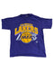 VINTAGE PURPLE NUTMEG LOS ANGELES LAKERS SINGLE STITCH SHIRT
